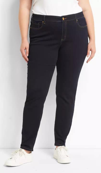 short overweight-skinny jeans