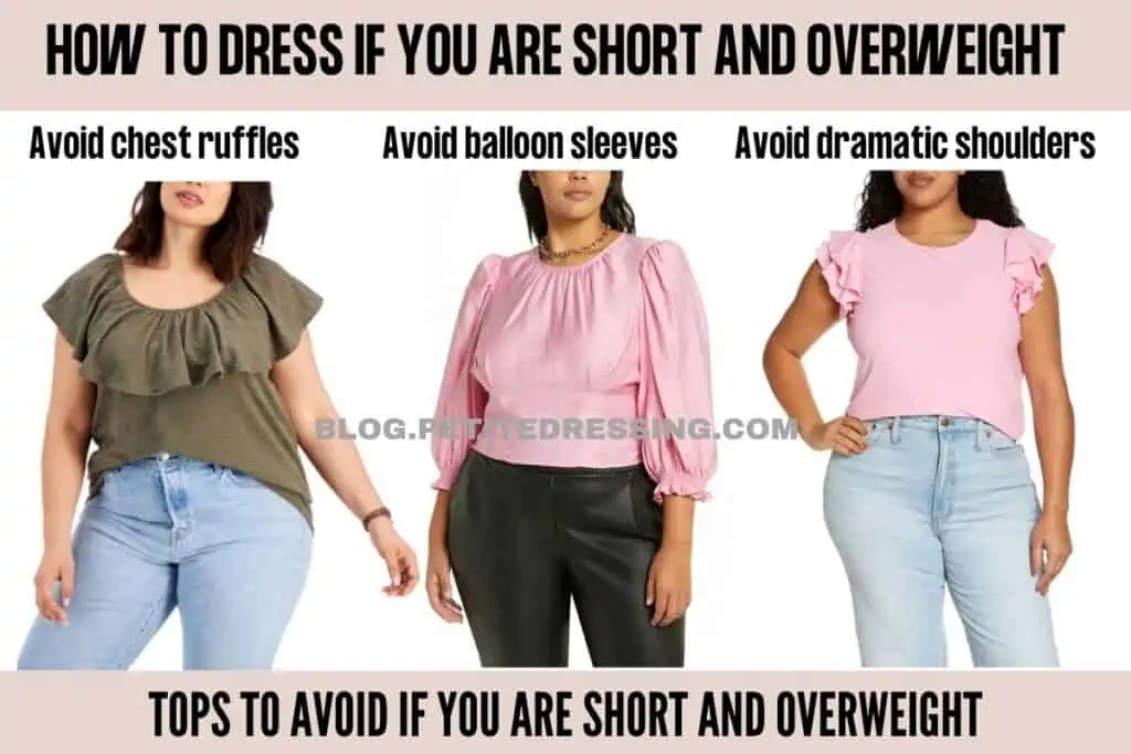 tops to avoid if you are short and overweight