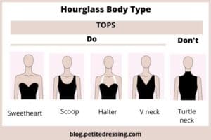 best styles for petite hourglass figure