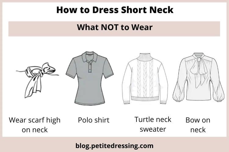 what to wear if you have short neck