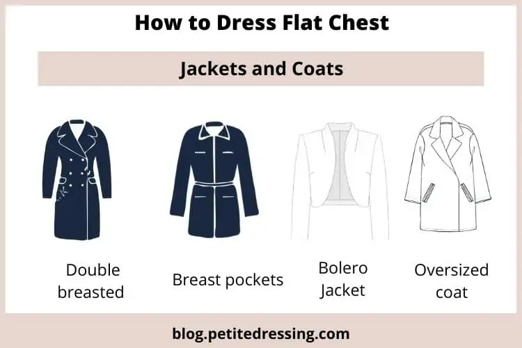 how to dress flat chest
