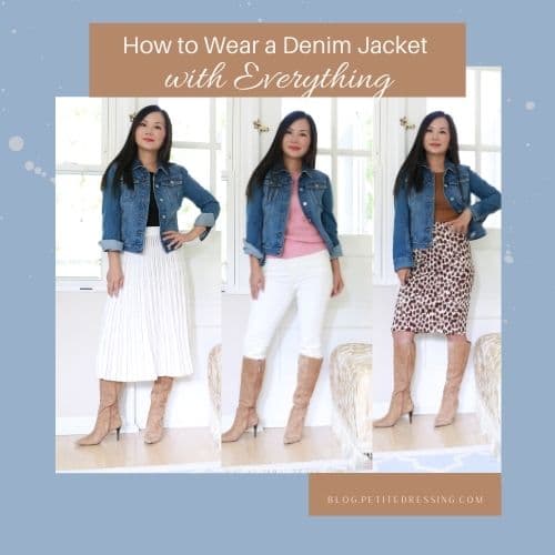 what to wear with denim jacket for women