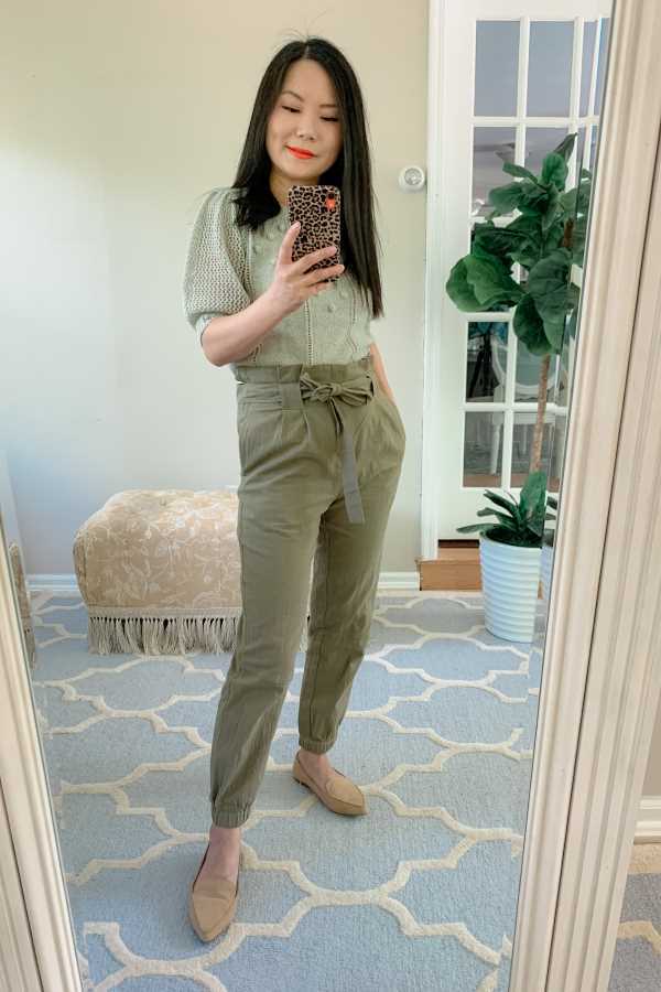 petite olive pants