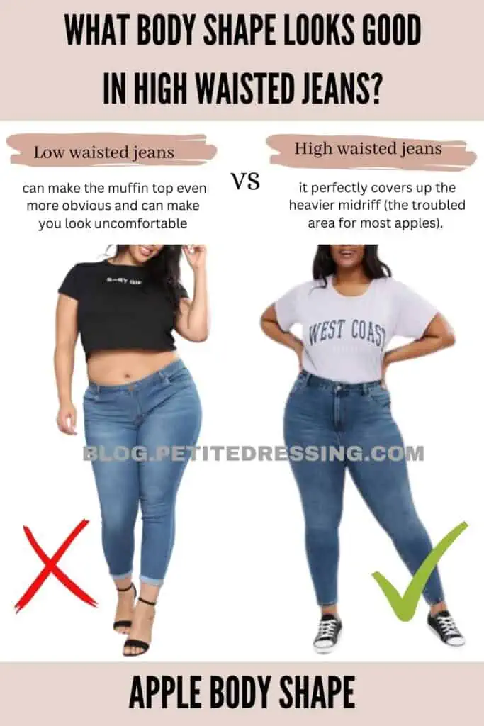 What Body Shape Looks Good in High-Waisted Jeans? - Petite Dressing