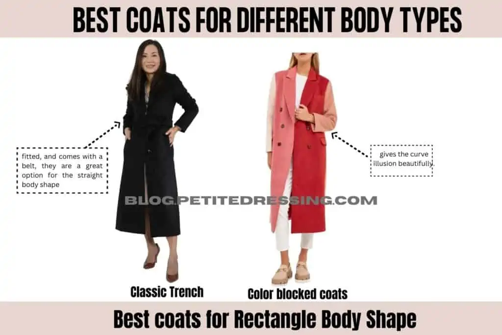 Best coats for different body types-Rectangle Body Shape (1)