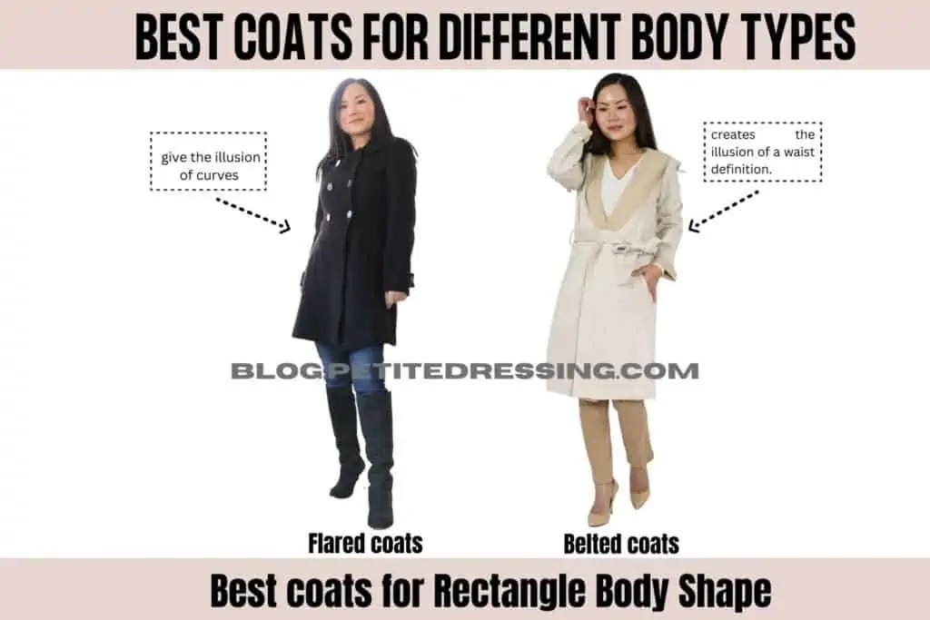 Best coats for different body types-Rectangle Body Shape