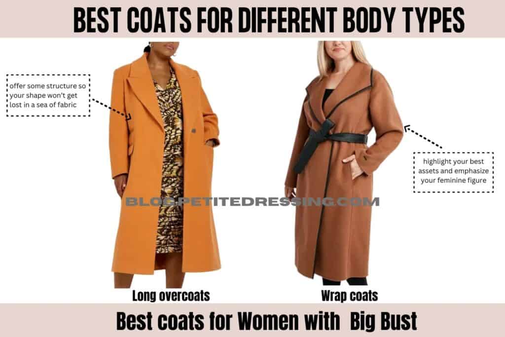 Best coats for different body types- Women with Big Bust