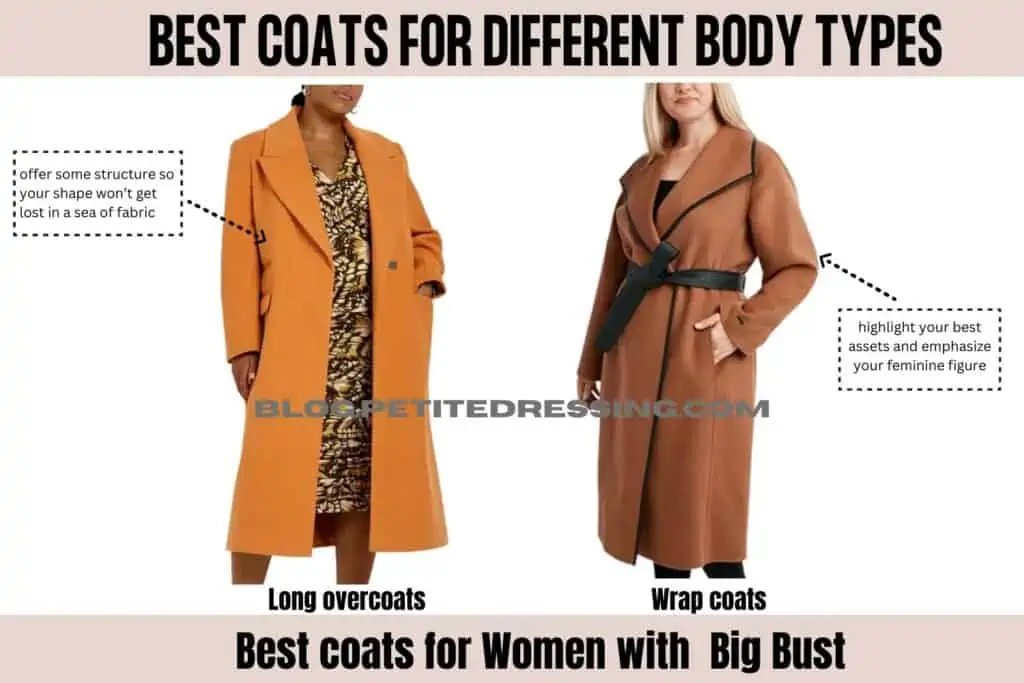 Best coats for different body types- Women with Big Bust