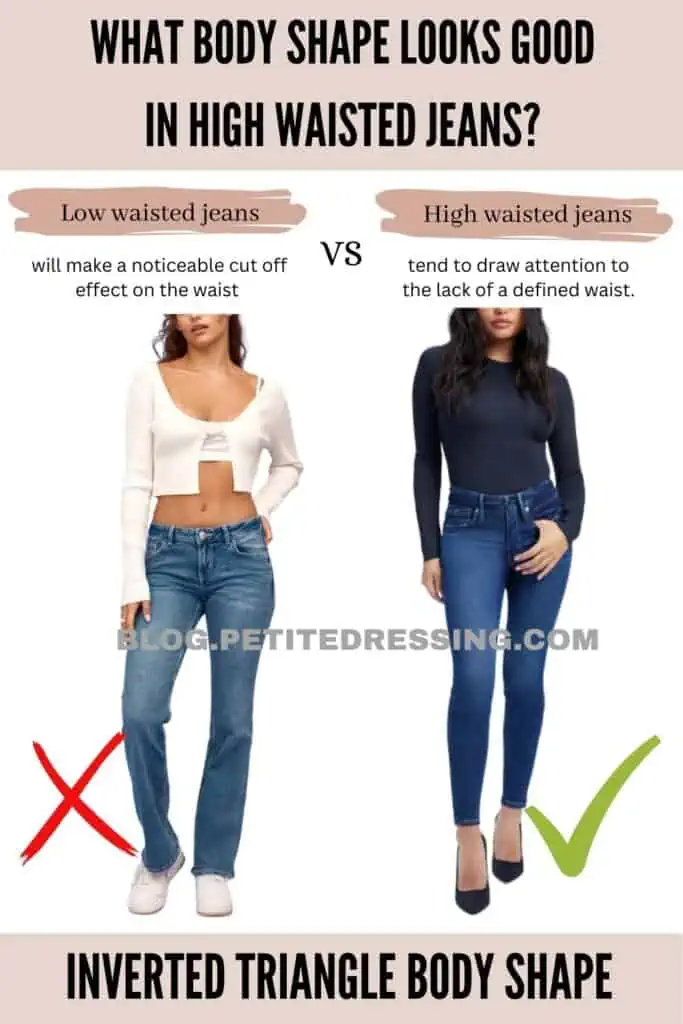 What Body Shape Looks Good in High-Waisted Jeans? - Petite Dressing