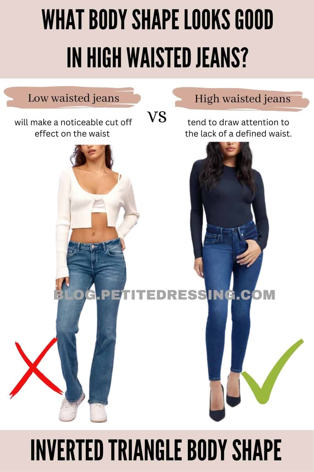 What's the difference between a low, mid and high waist pair of