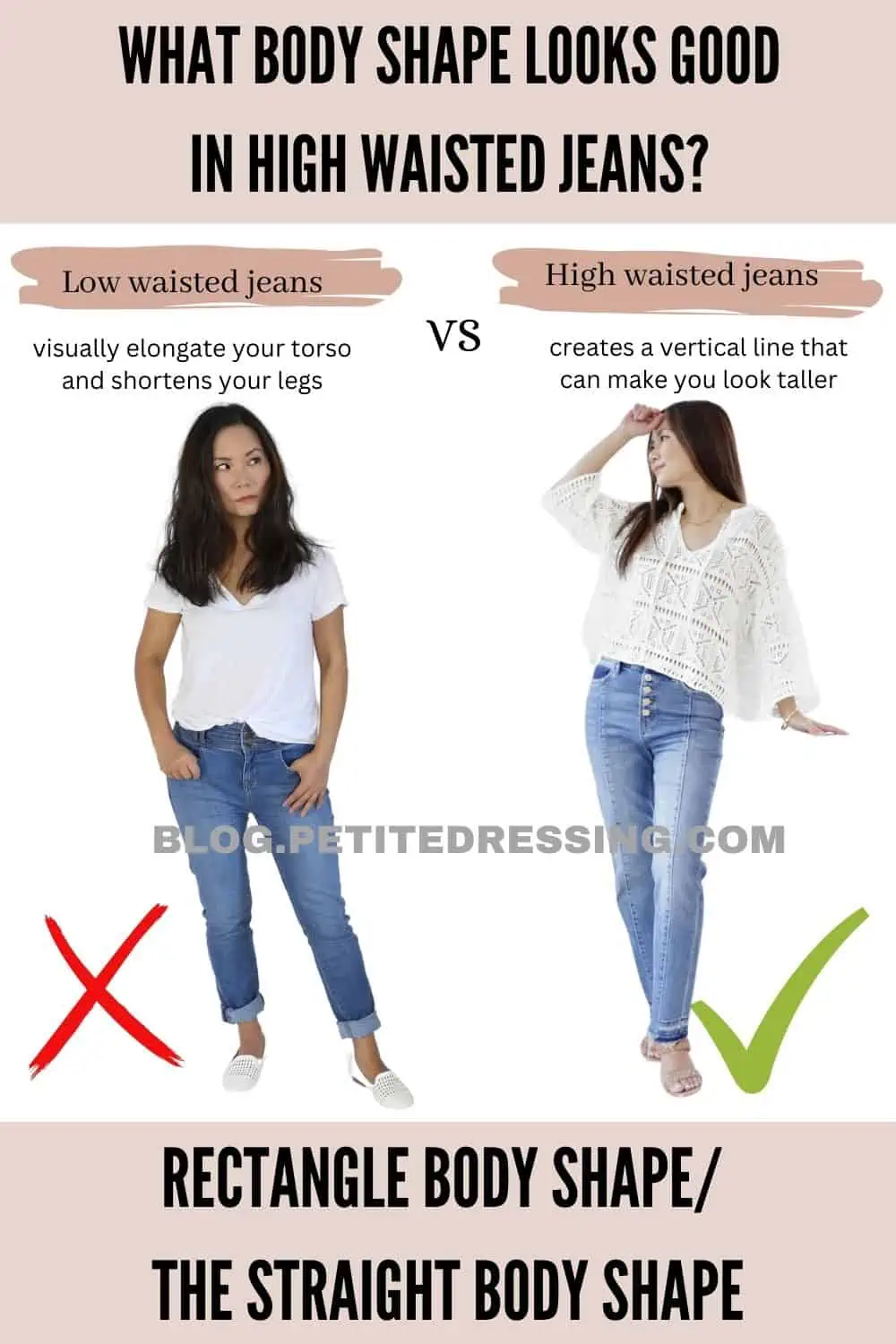 What Body Shape Looks Good in HighWaisted Jeans