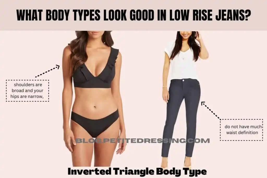 What Body Types Look Good in Low Rise Jeans-Inverted Triangle Body Type (1)