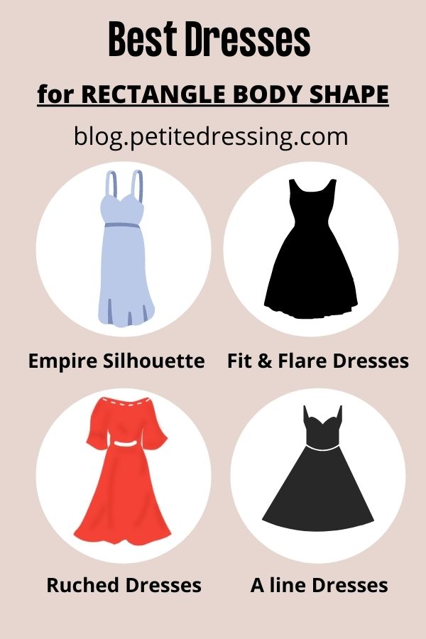best dresses for rectangle body type