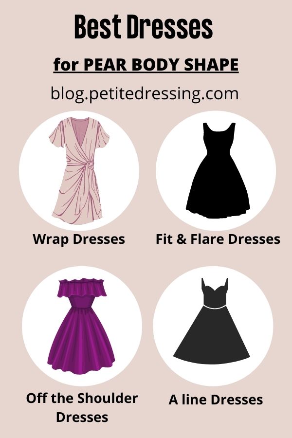 best dresses for pear body shape