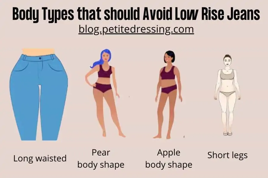 what body types should avoid low rise jeans