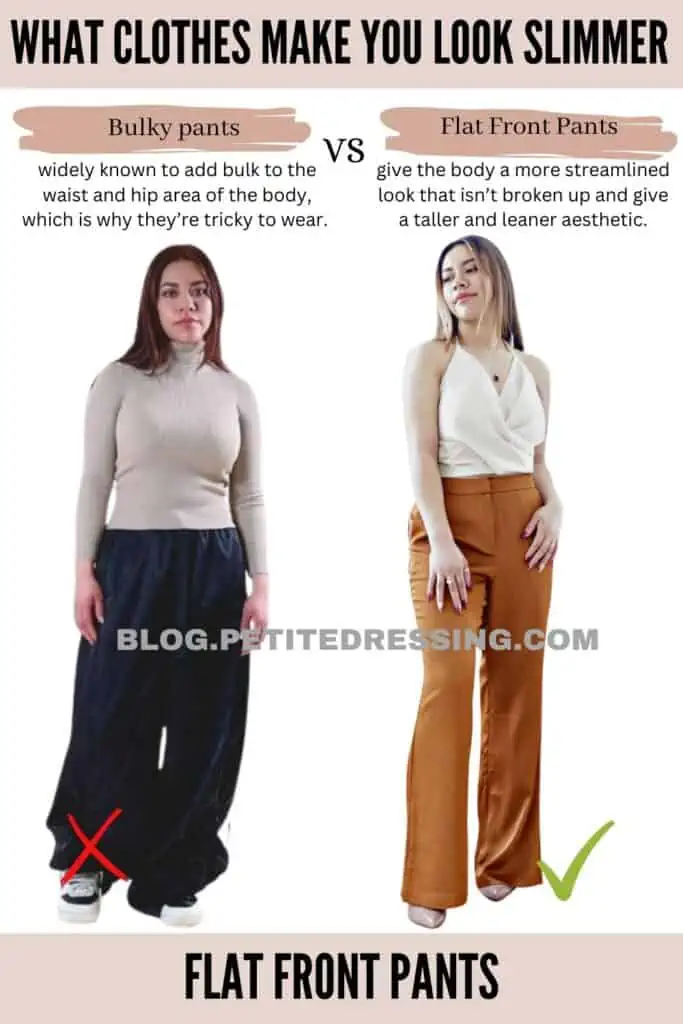 Flat Front Pants
