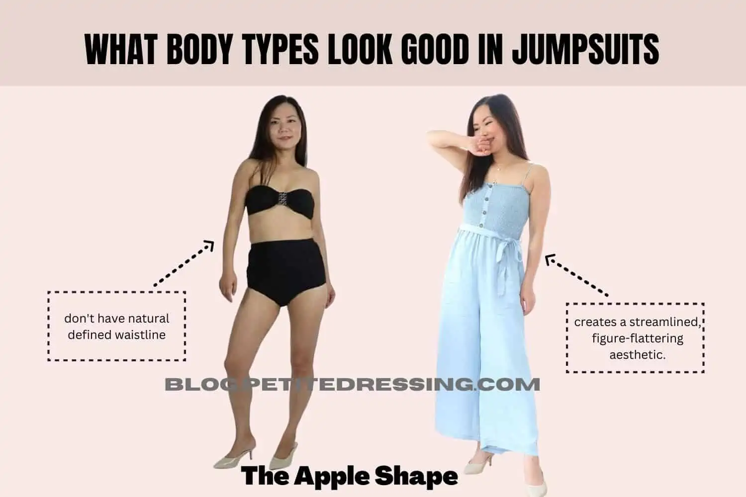 Jumpsuit for best sale apple figure