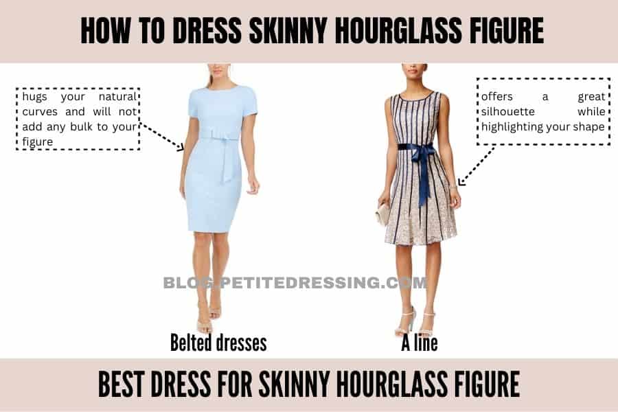 best dress for skinny hourglass figure