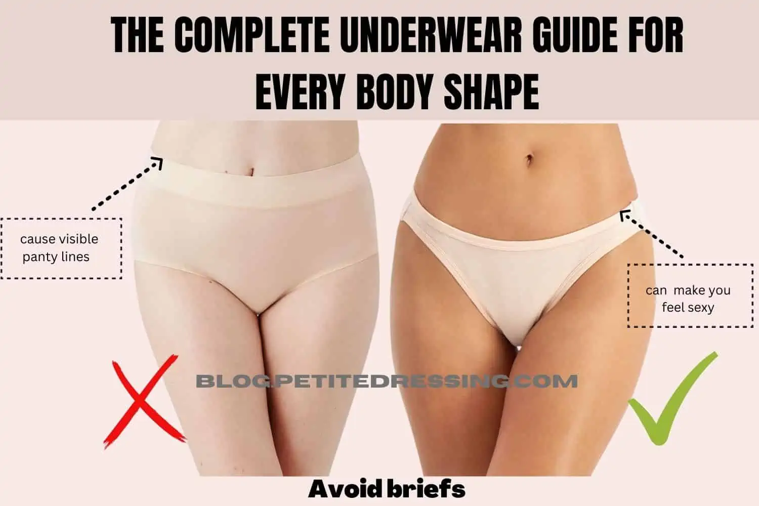 The Complete Underwear Guide For Every Body Shape - Petite Dressing