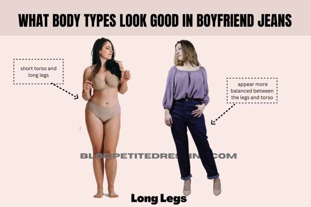 What Body Types Look Good in Boyfriend Jeans-Long Legs