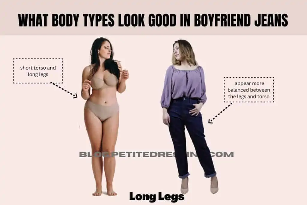 What Body Types Look Good in Boyfriend Jeans-Long Legs