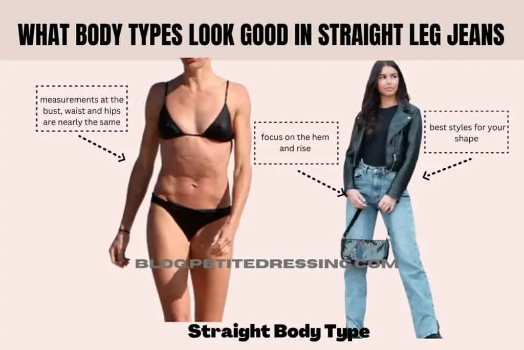 What Body Types Look Good in Straight Leg Jeans-High Waisted Jeans