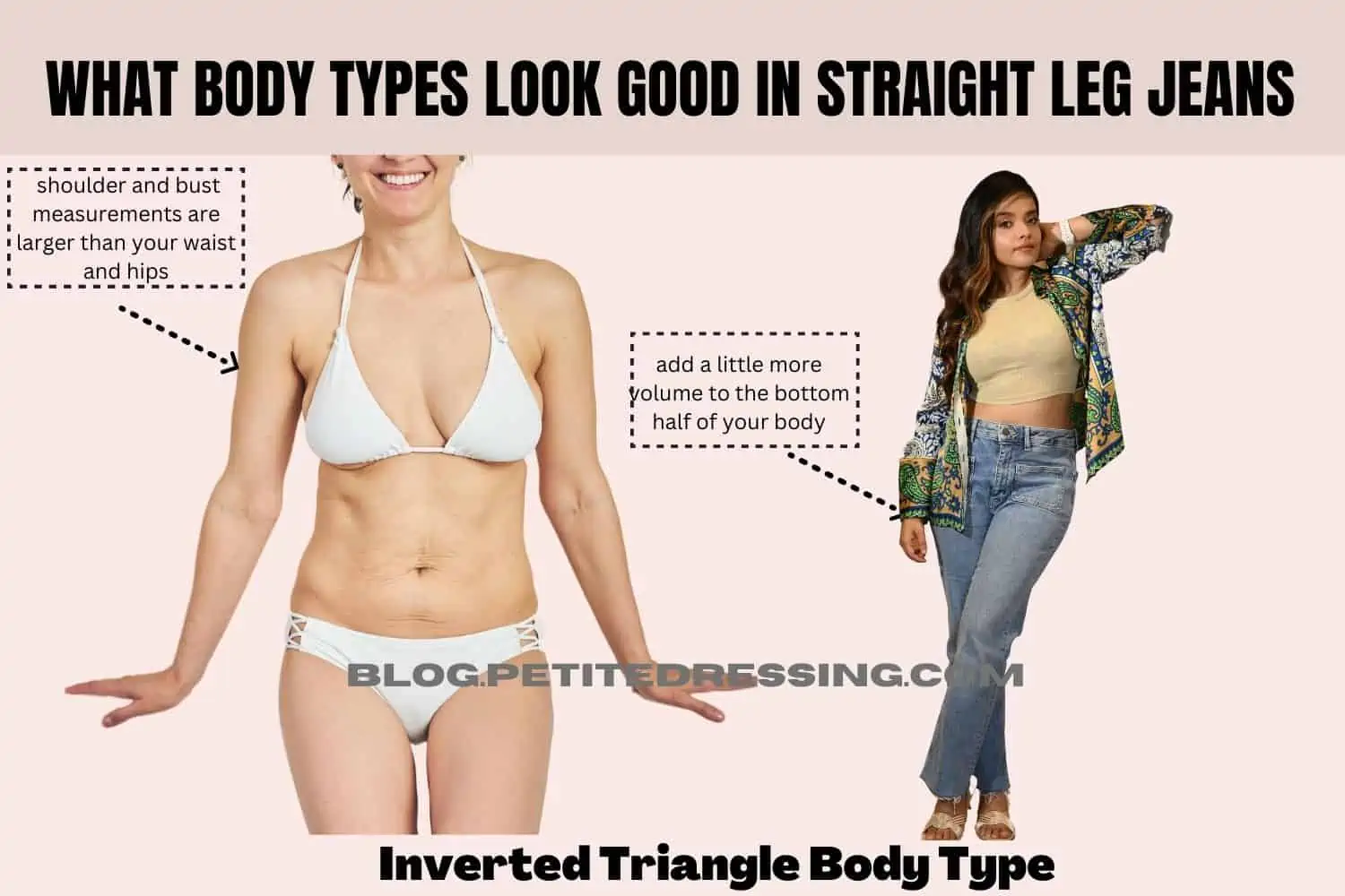 What Body Types Look Good in Straight-Leg Jeans