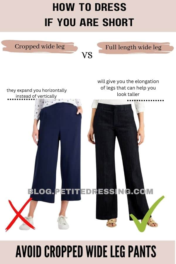 Avoid Cropped Wide Leg pants