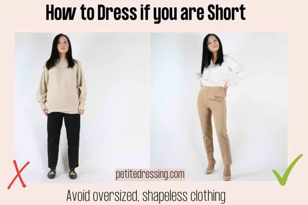 how to dress if you are petite