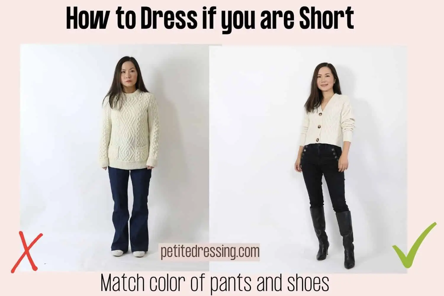 How to wear tunics or short dresses with pants