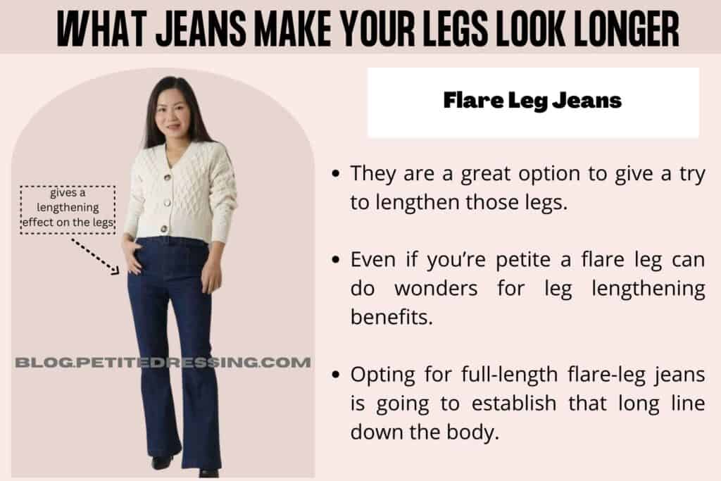 What Jeans Make Your Legs Look Longer-Flare Leg Jeans
