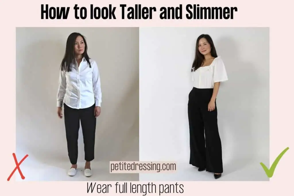 How to look taller and slimmer (no matter your weight!) with