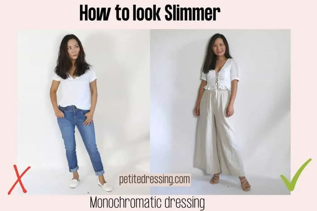 How to look slimmer - Petite Dressing