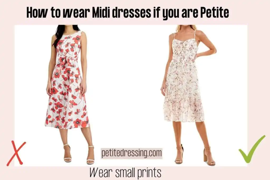 Midi dress petite girl sale