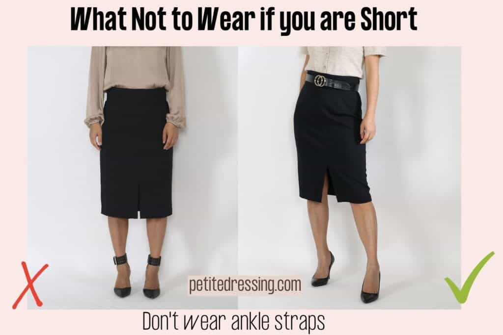 What Not To Wear if You are Short