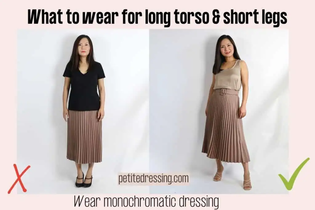 how to style a long torso and short legs 👗 fashion tips on how to style  for your body type