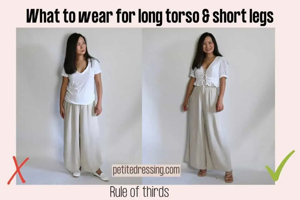 What To Wear For A Long Torso & Short Legs - Beauty Fashioned Simply