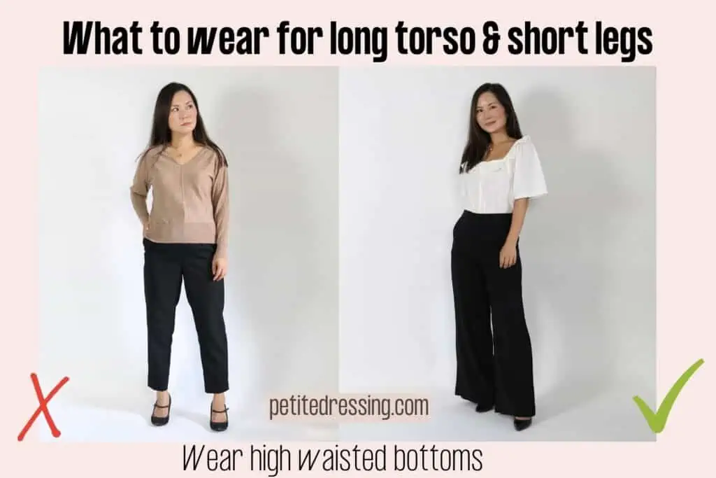 What To Wear For A Long Torso & Short Legs - Beauty Fashioned Simply
