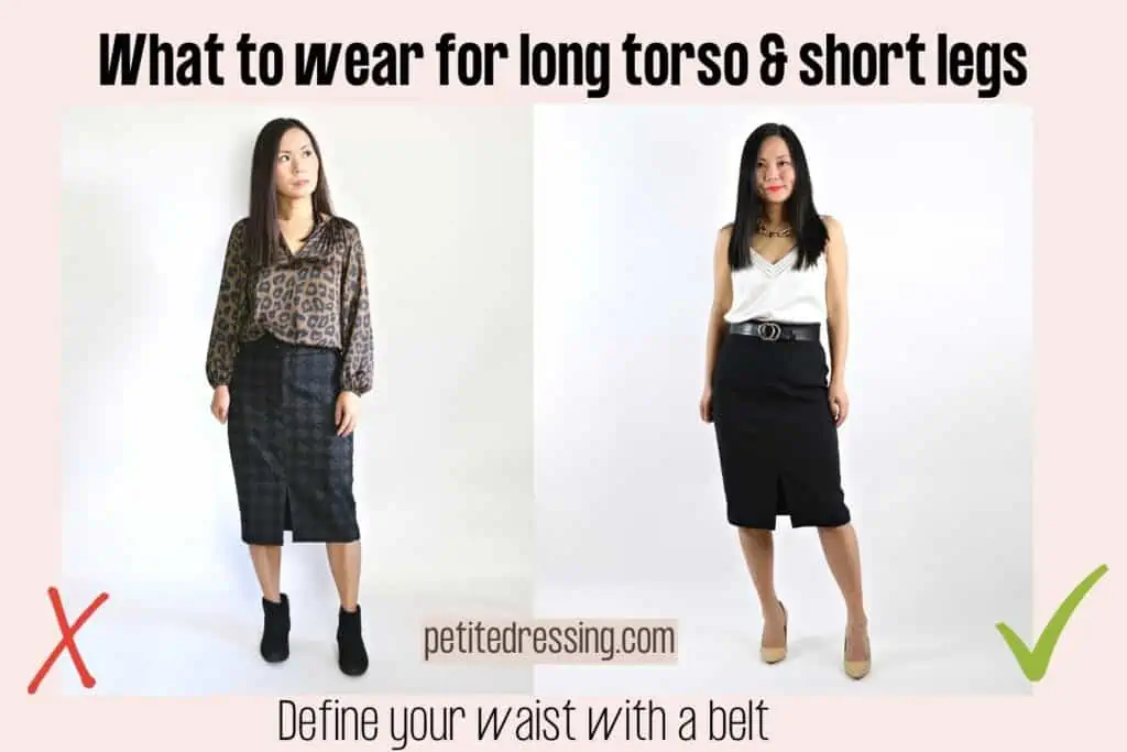 Petite Size does not mean small.  Short torso outfits, Short legs long  torso, Long torso
