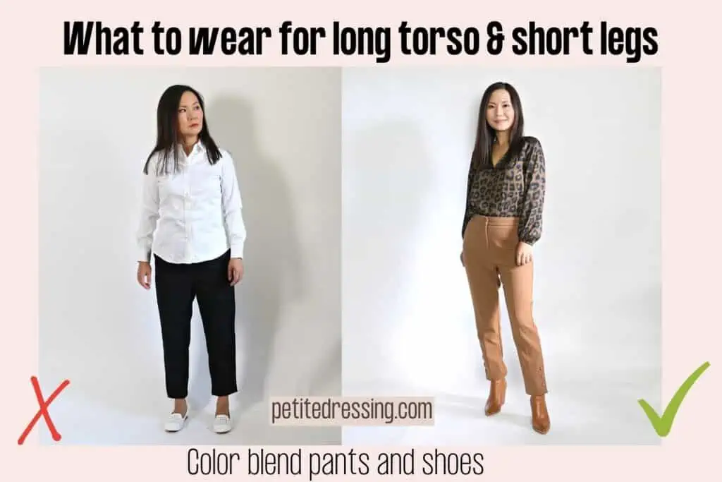 How do I dress my short torso & long legs?  Legs outfit, Short torso  outfits, Short legs long torso