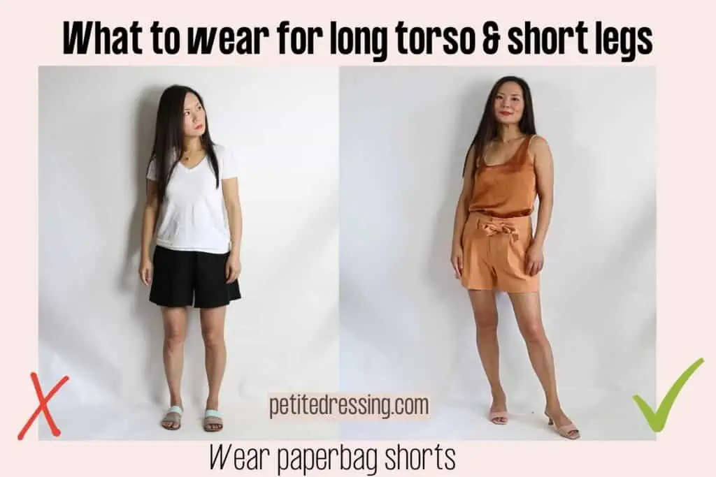 How do I dress my short torso & long legs?  Legs outfit, Short torso  outfits, Short legs long torso