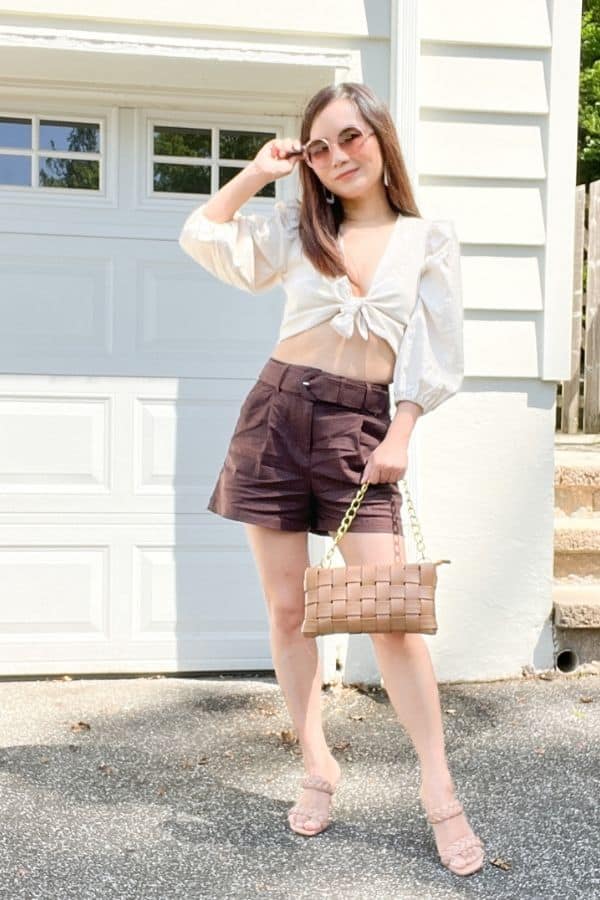 what to wear with a cropped top
