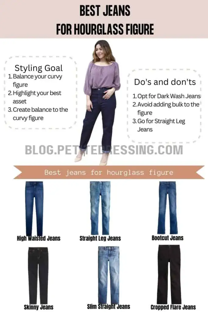 The Complete Jeans Guide for An Hourglass Figure - Petite Dressing