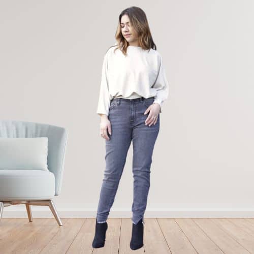 The Complete Jeans Guide for An Hourglass Figure-Skinny Jeans