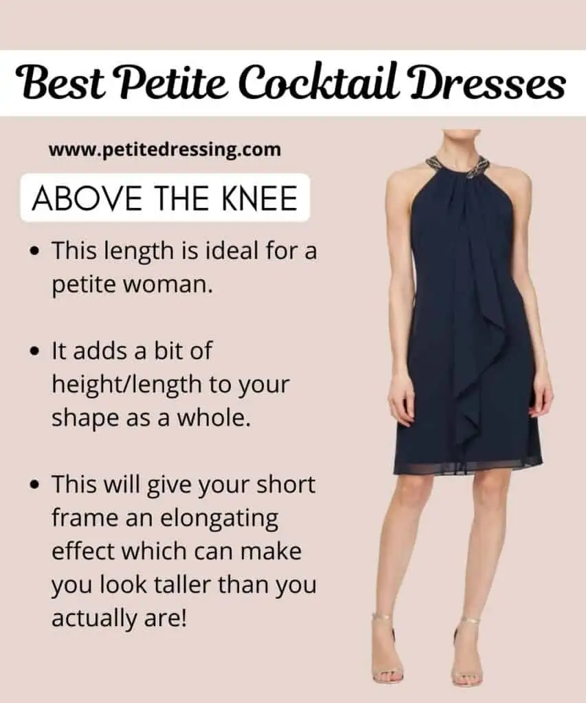 cocktail length dress