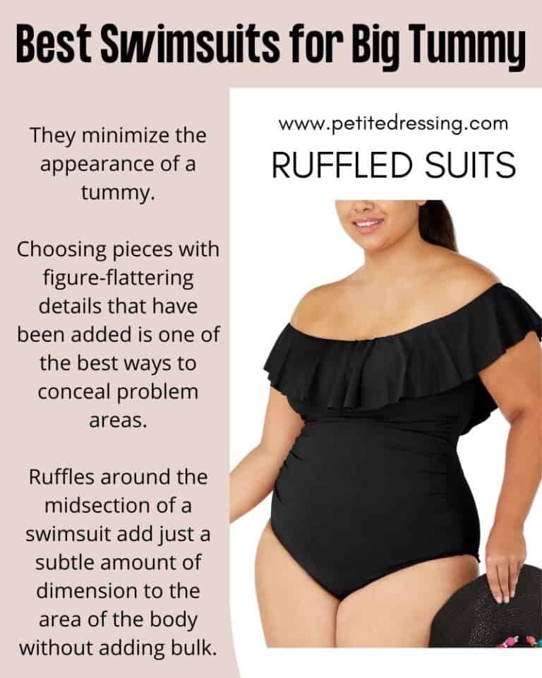 What Swimsuits are Good for a Big Tummy