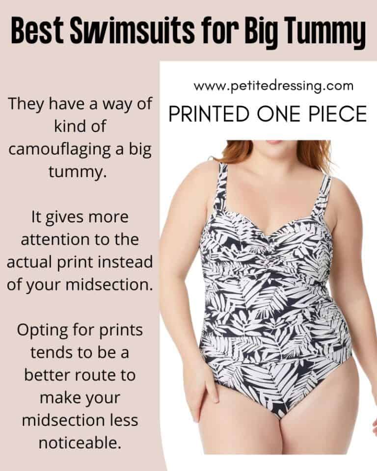 What Swimsuits are Good for a Big Tummy