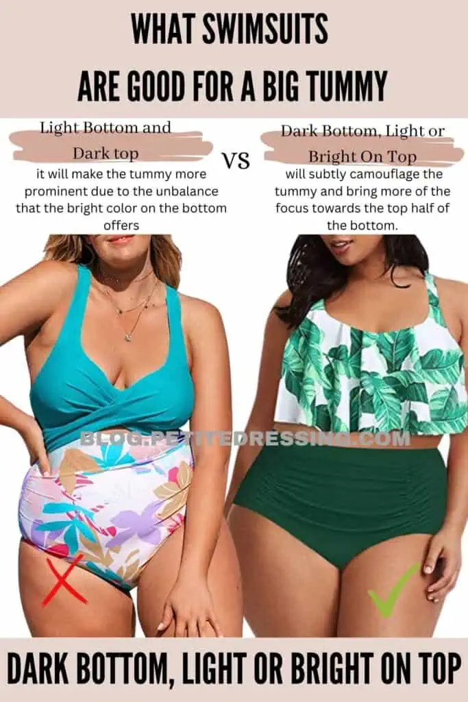 Dark Bottom, Light or Bright On Top