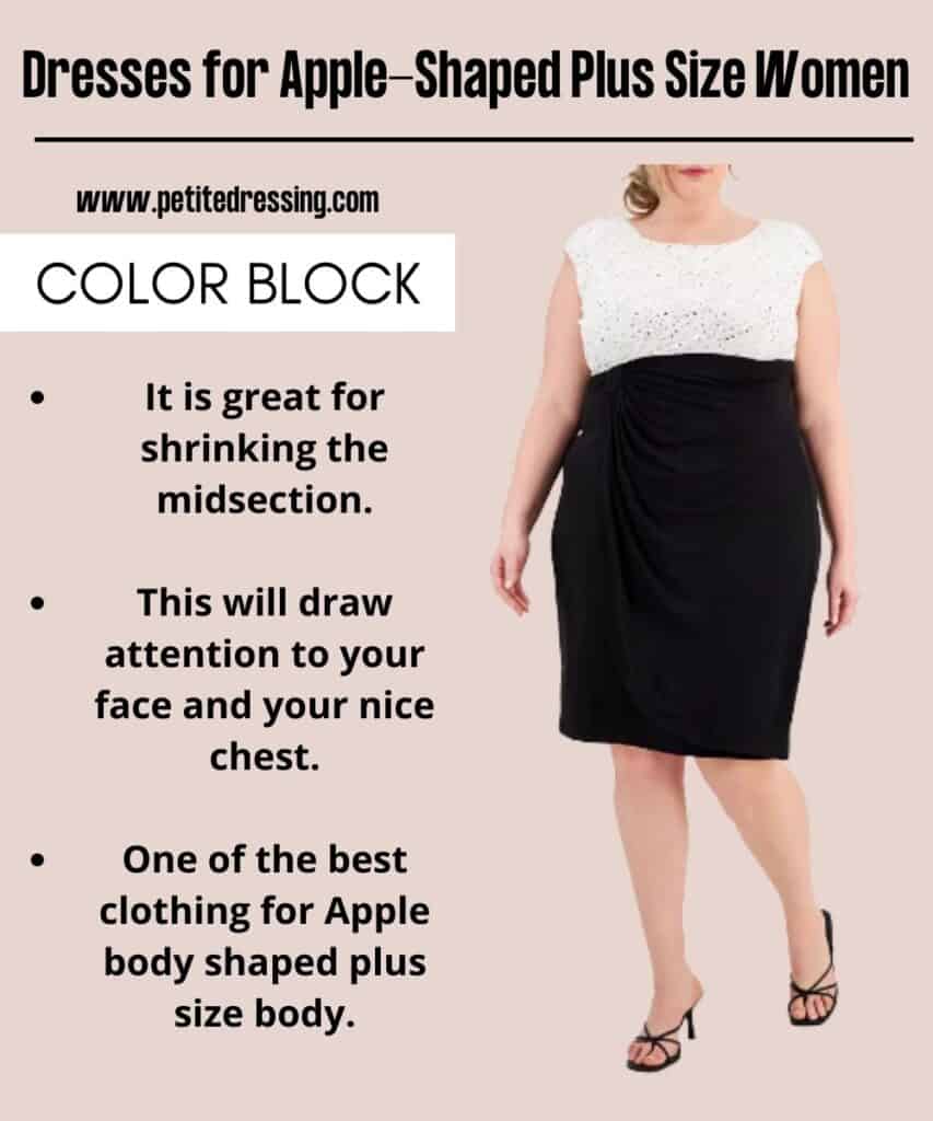 plus size clothing for apple shaped body