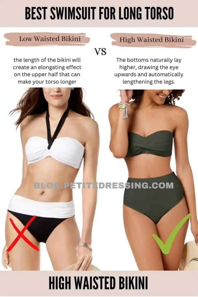 Bathing suits for store long torso short legs